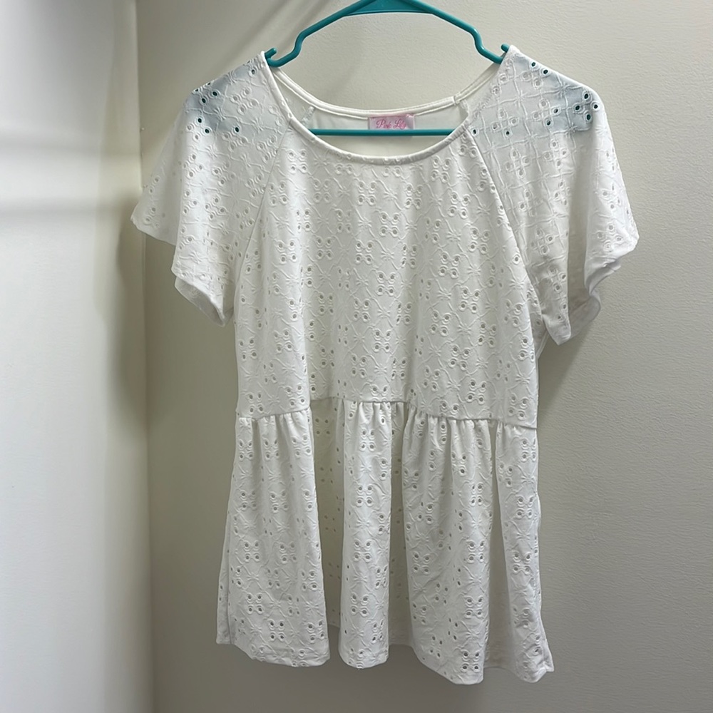 Pink Lily Blouse